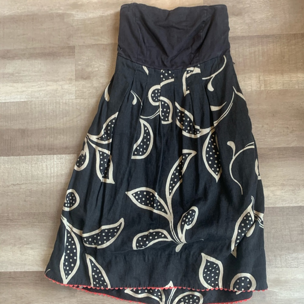 Anthropologie Martha’s Vineyard strapless dress